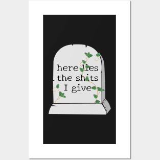 Here Lies - Sarcastic Tombstone Joke Posters and Art